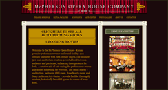 Desktop Screenshot of mcphersonoperahouse.org